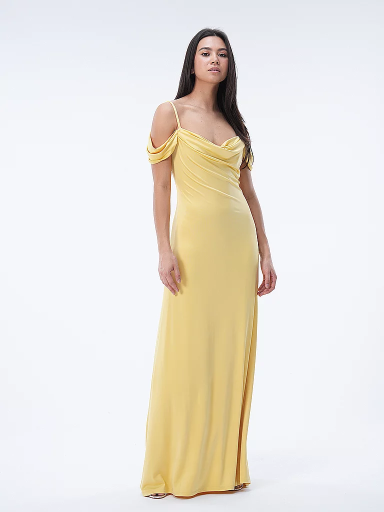 Lauren Ralph Lauren Anlasskleid Schetnay Gelb | 34-image